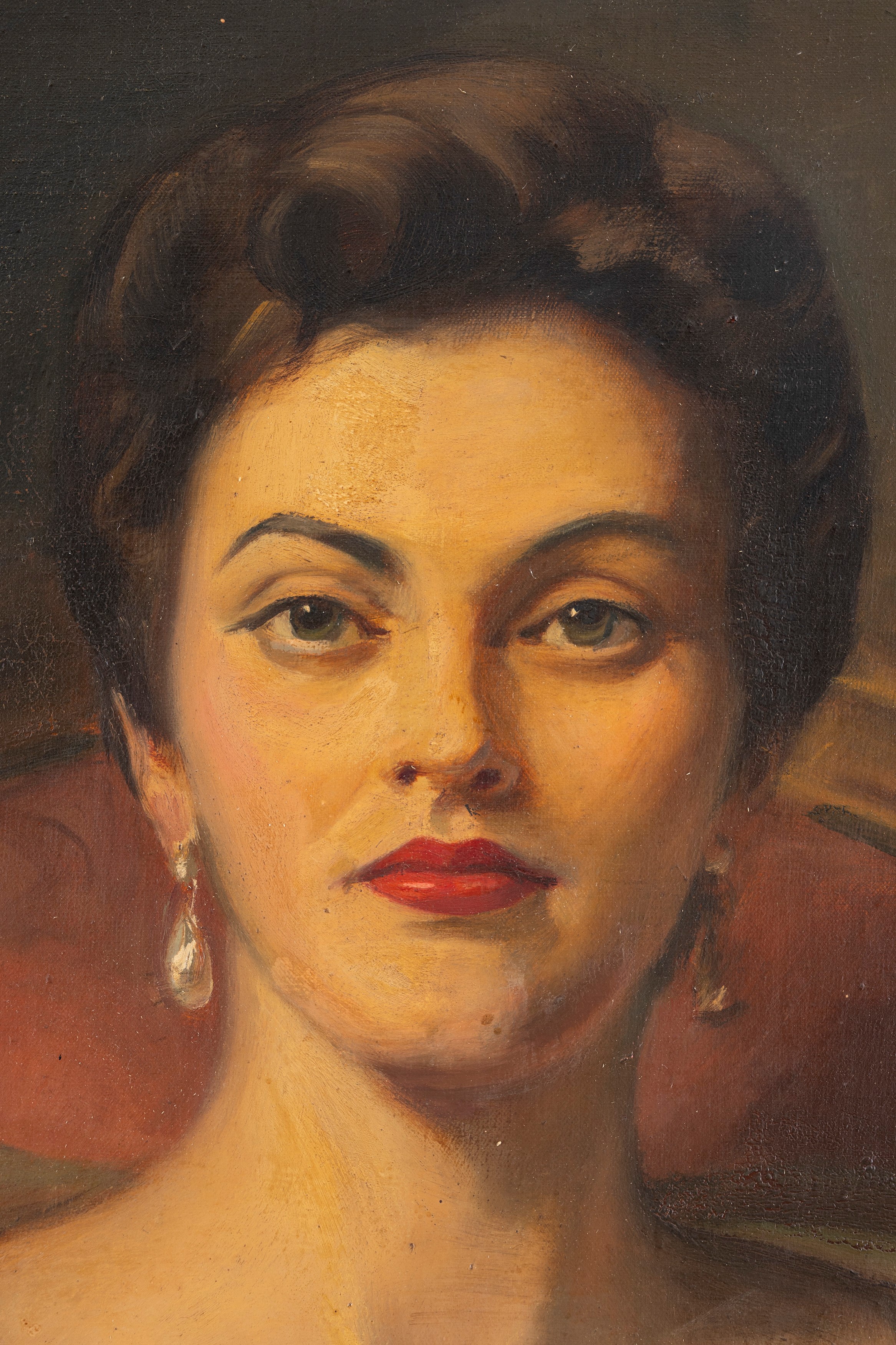 Ritratto di donna in rosso