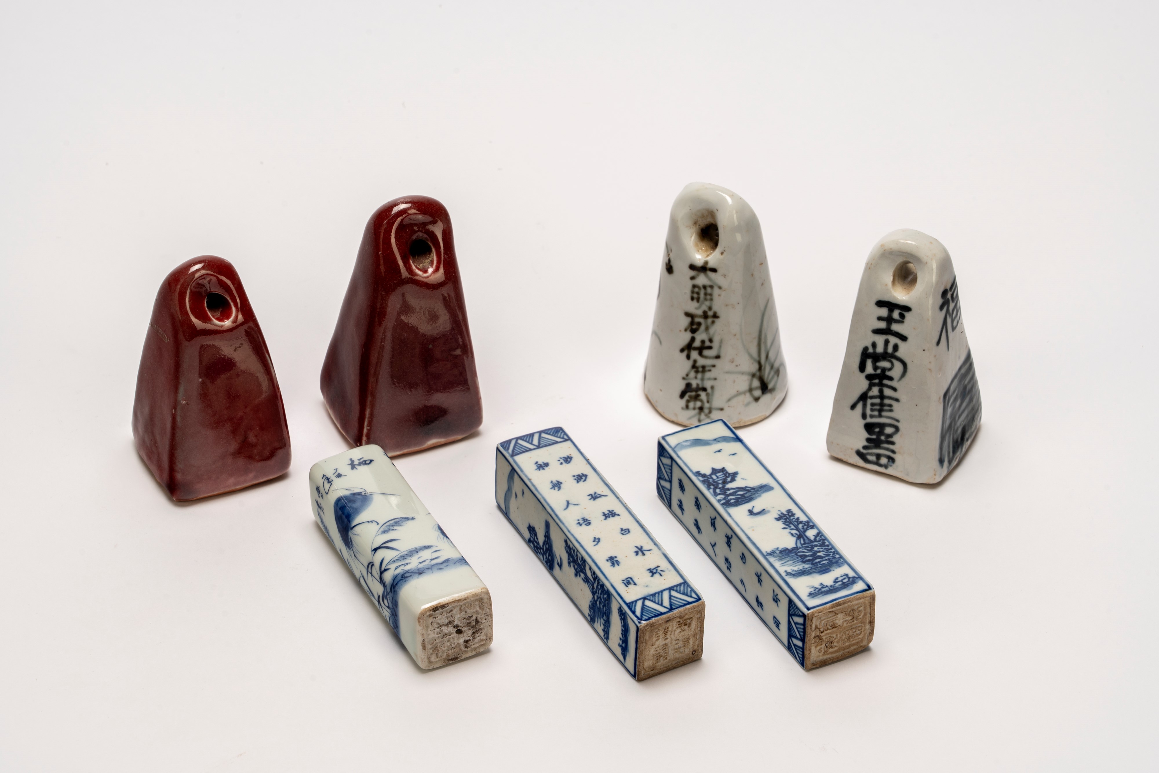Gruppo di sette sigilli, Cina, Tarda dinastia Qing / Periodo della Repubblica