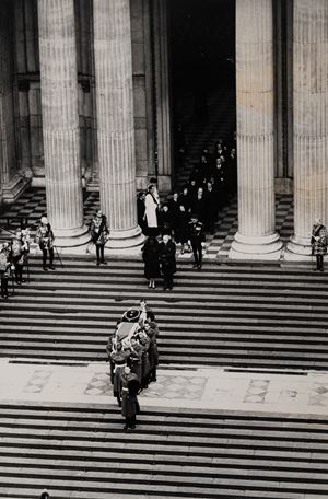 Senza titolo (Funerali di Winston Churchill, Cattedrale di San Paolo)