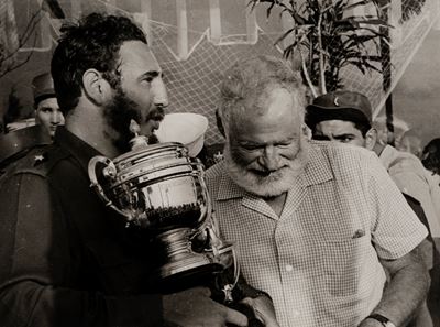 Fidel Castro e Ernest Hemingway (Torneo di pesca al marlin), Havana, Cuba