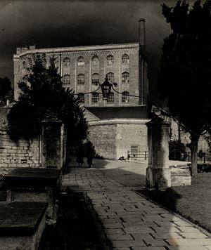 Summer evening in Bradford-on-avon, The georgian cloth factory