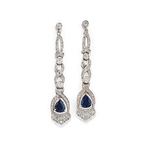 Sapphire earrings