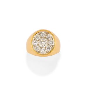 Anello con diamanti