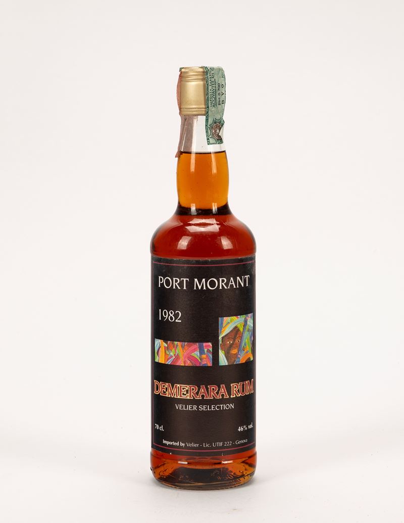Guyana - Date (attribuito), Demerara Rum Port Morant, Velier selection (1982) – 1 bottiglia