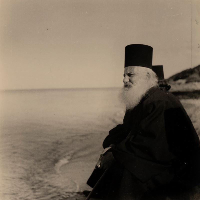 Monaco di Iviron di fronte al mare