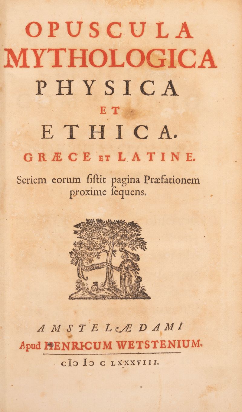 Opuscula Mythologica Physica et Ethica