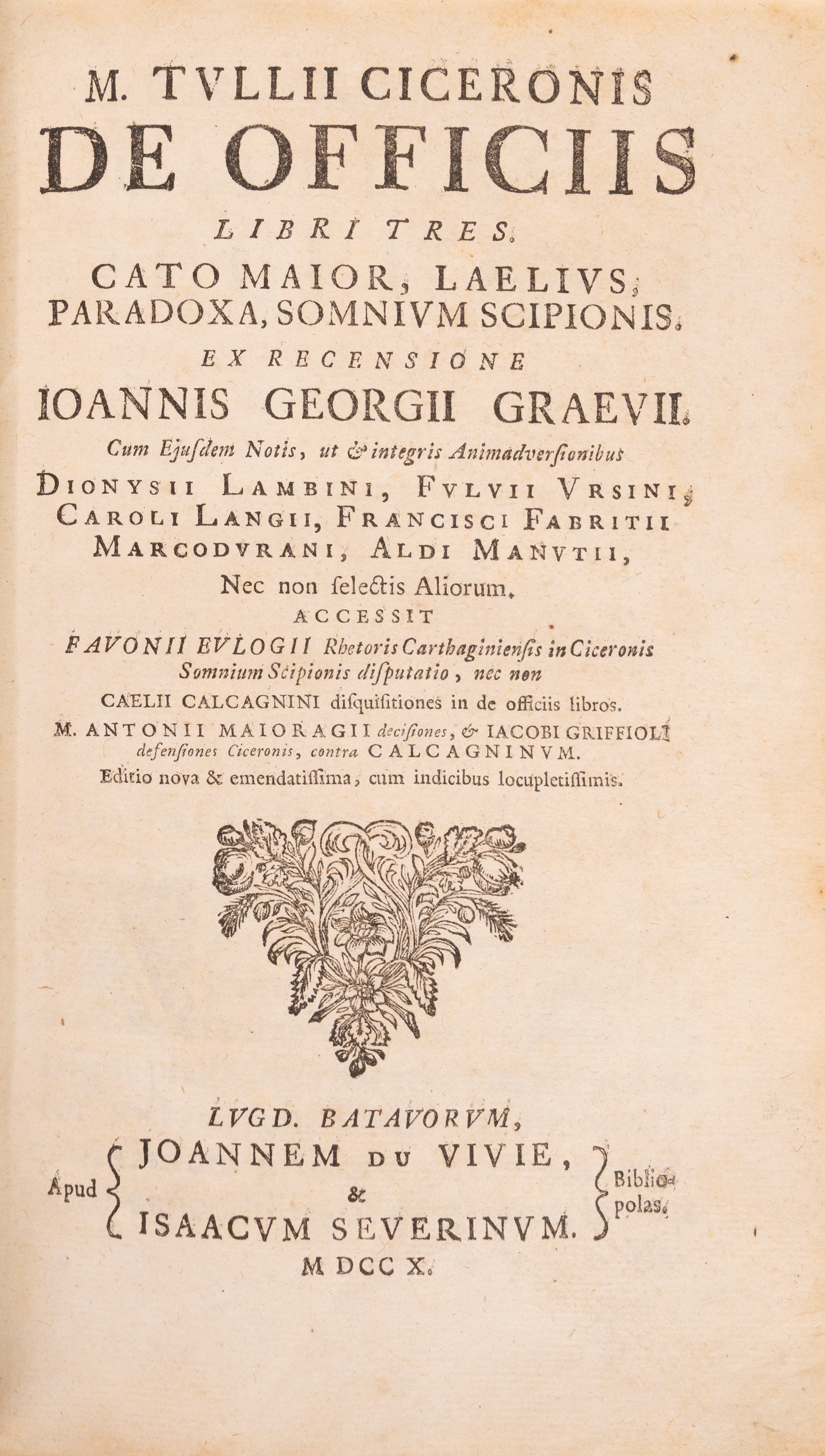 De Officiis libri tres