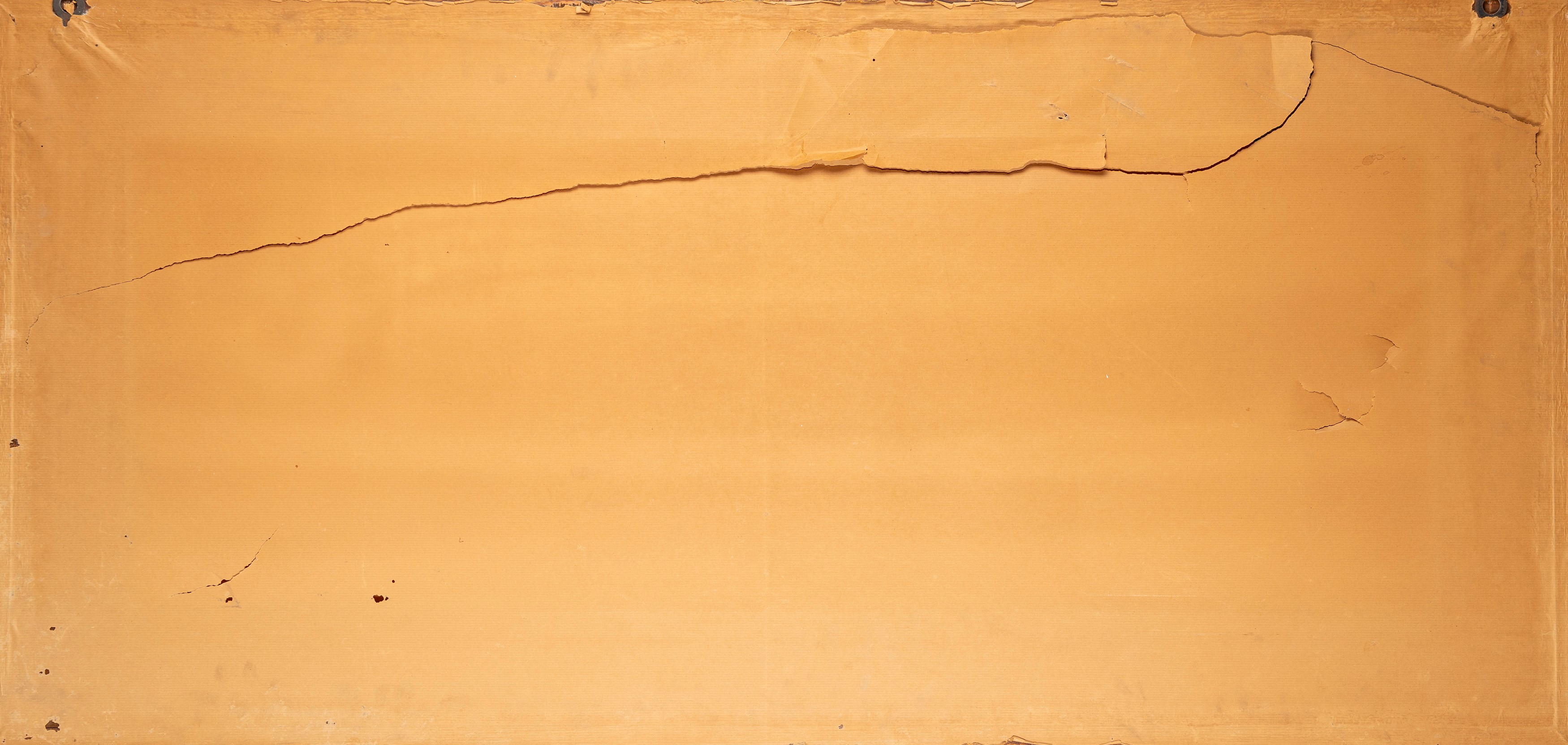 Pannello su velluto con decoro policromo in seta e fili d’argento a girali di foglie e fiori e st...