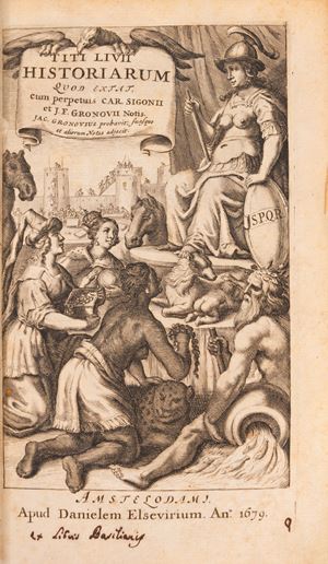 Historiarum quod extat cum perpetuis Car Sigonii et J.F. Gronovii notis