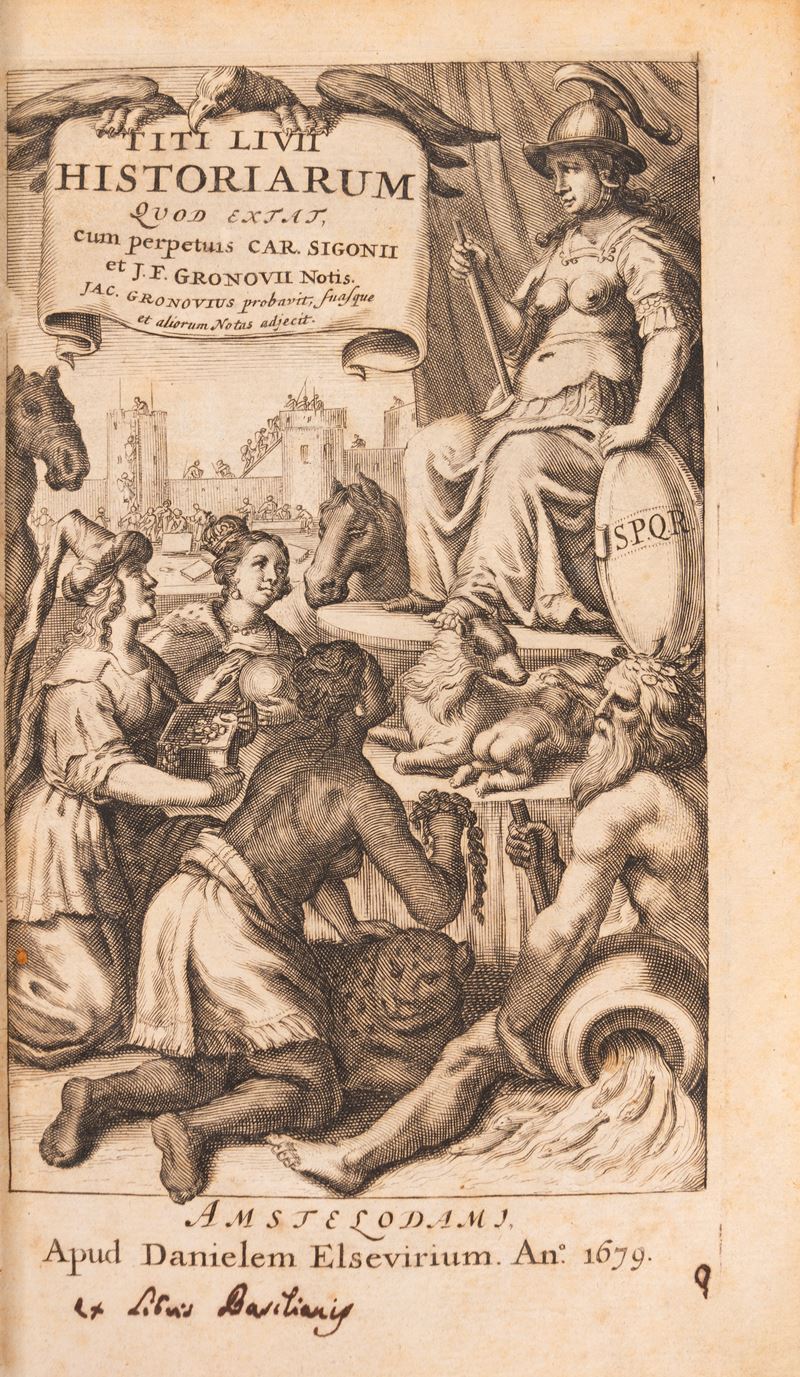 Historiarum quod extat cum perpetuis Car Sigonii et J.F. Gronovii notis