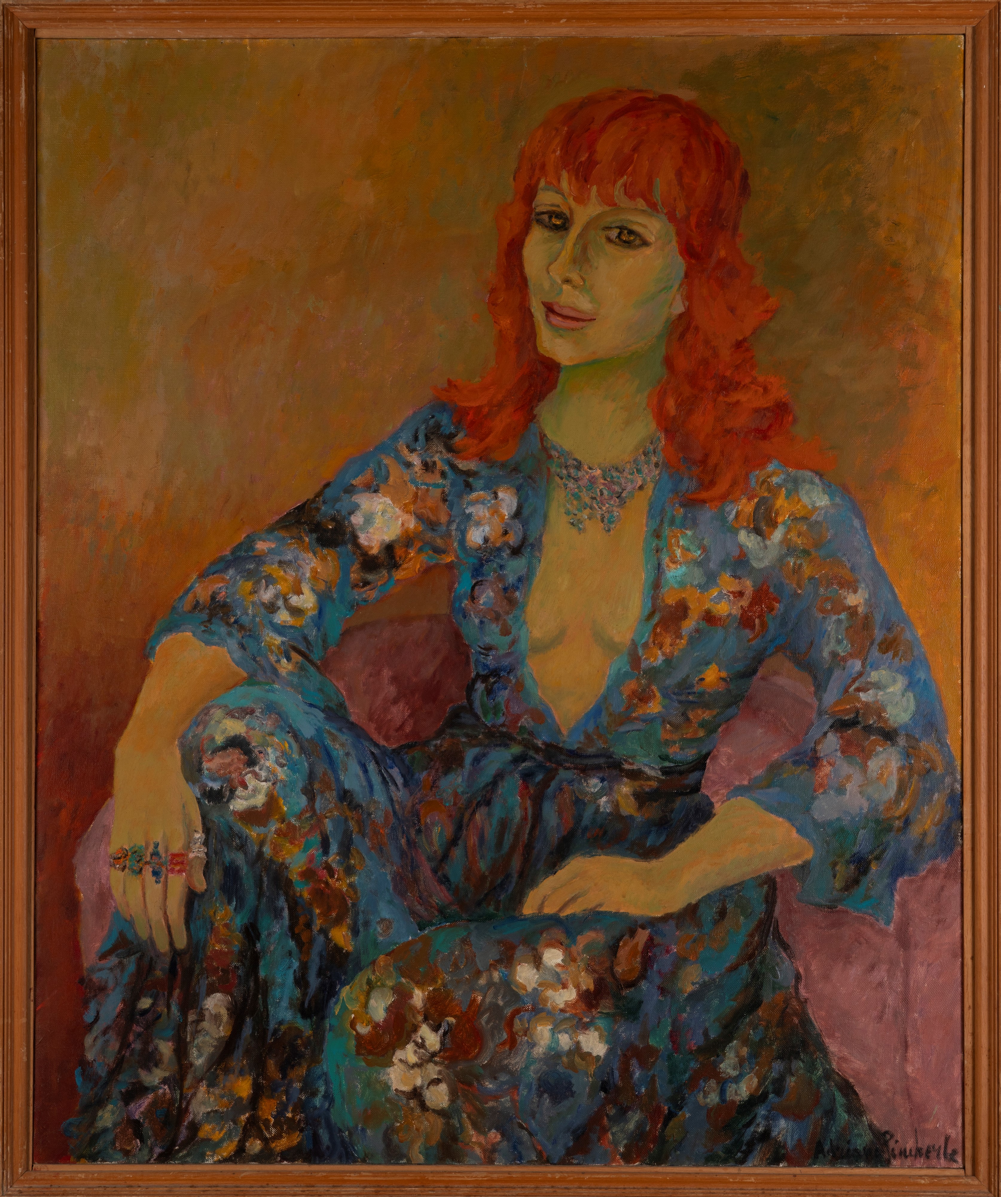 Adriana Pincherle - Ritratto, olio su tela