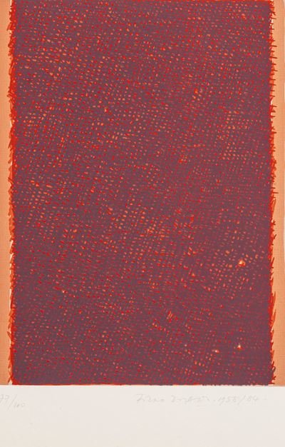 Reticolo (serigrafia a colori, es. 77/100)