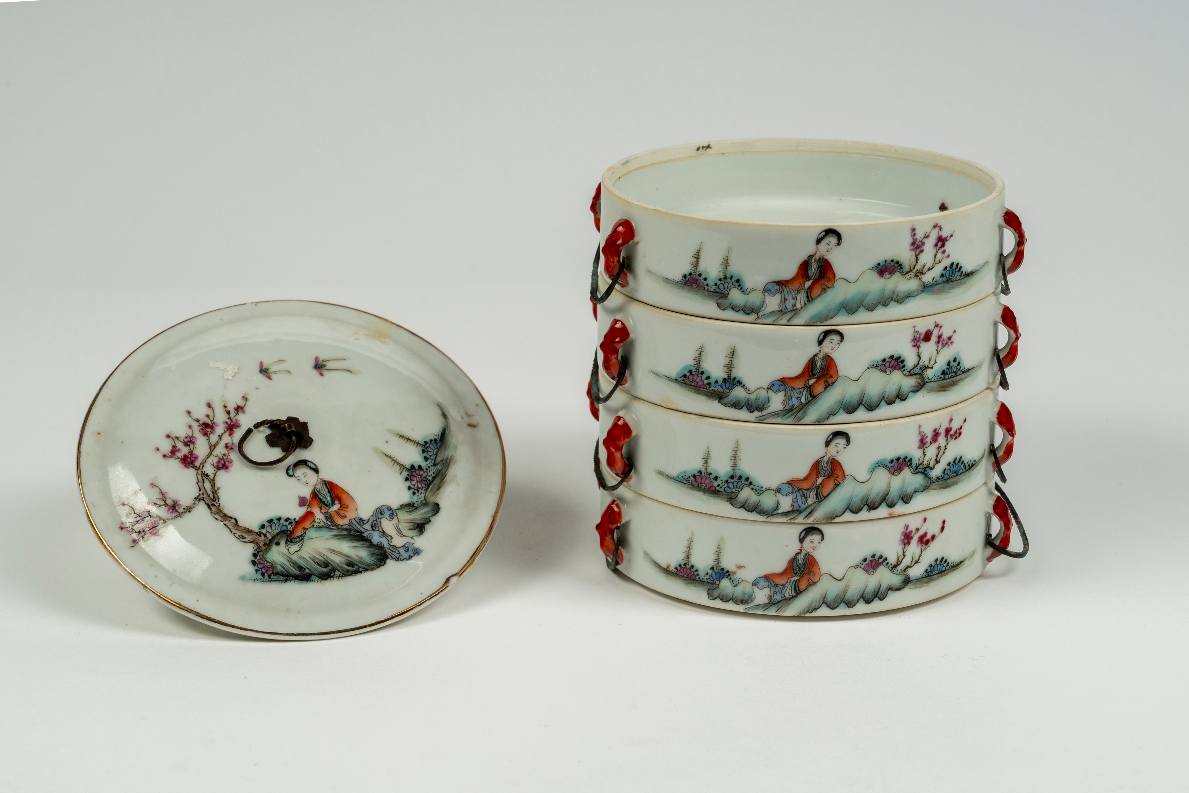 Porta vivande in porcellana, Cina, XX secolo