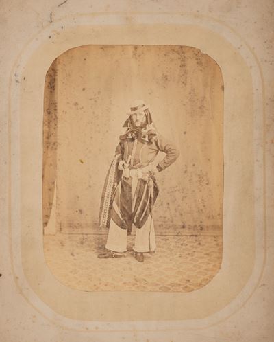 Gaucho argentino, Stampa all'albumina applicata a cartoncino
