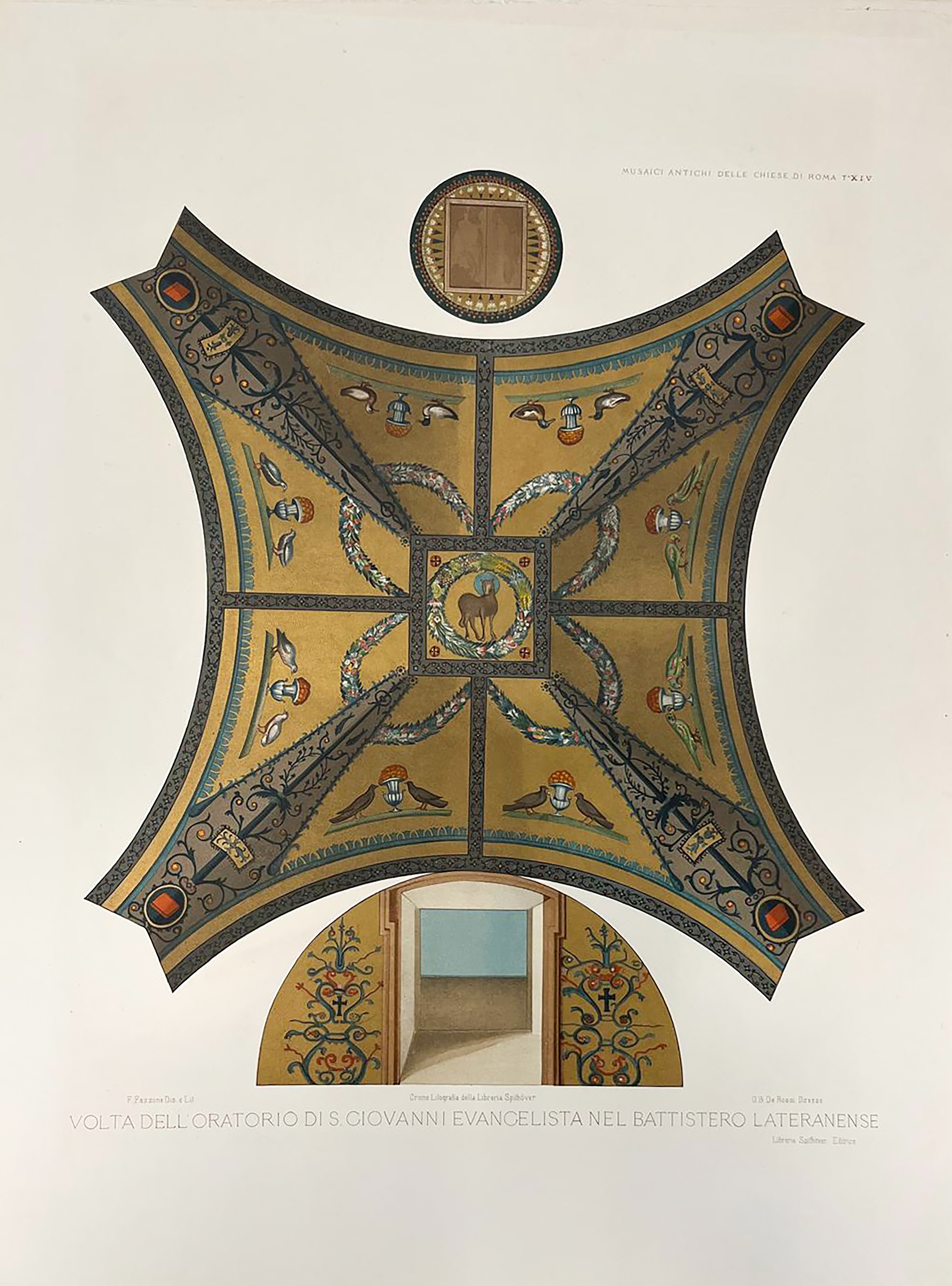 Giovanni Battista De Rossi - Musaici cristiani: saggi dei pavimenti delle chiese di Roma anterior...