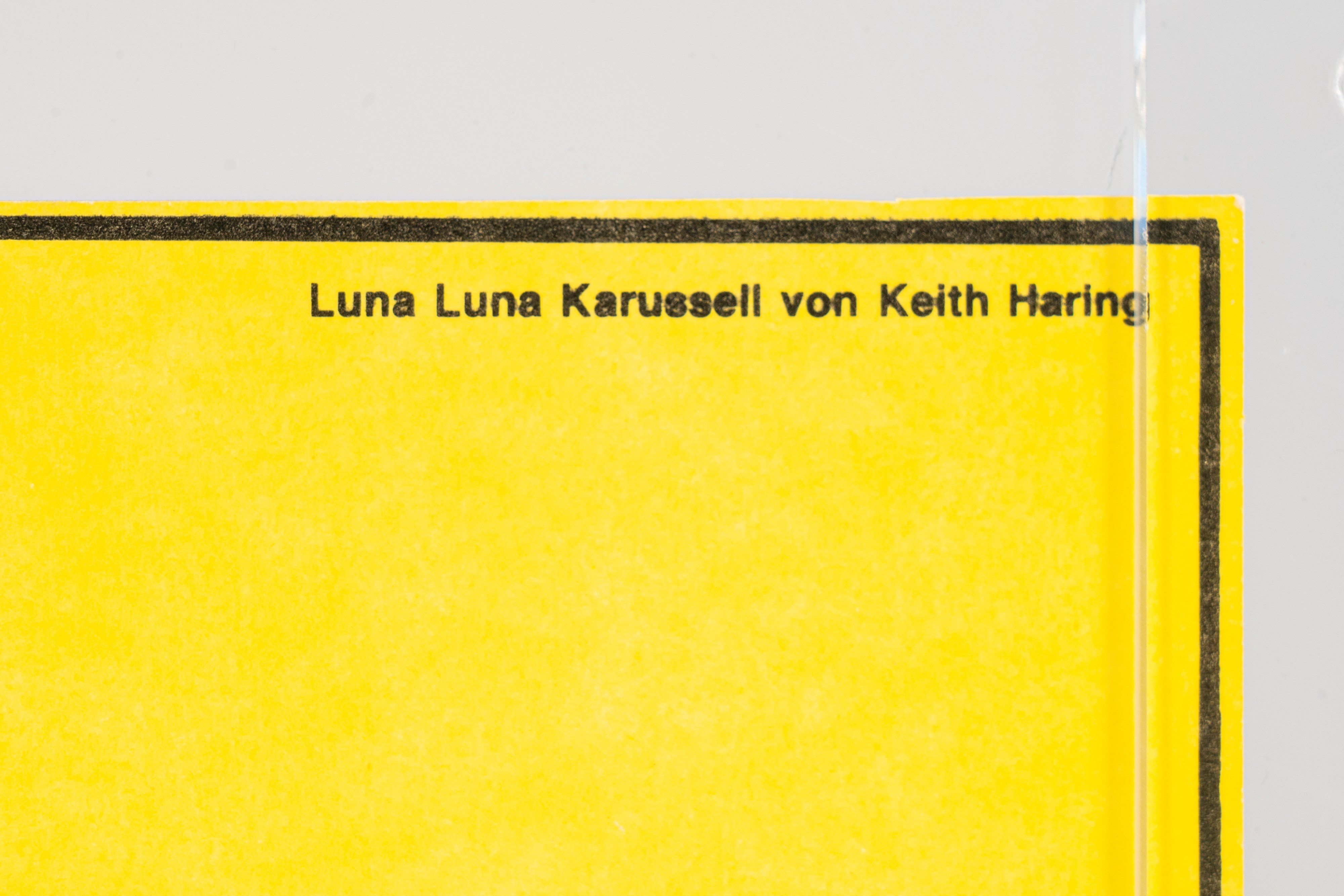 Keith Haring - Luna Luna Karussel: A poetic extravaganza (Pop up 3D), stampa offset a colori sago...