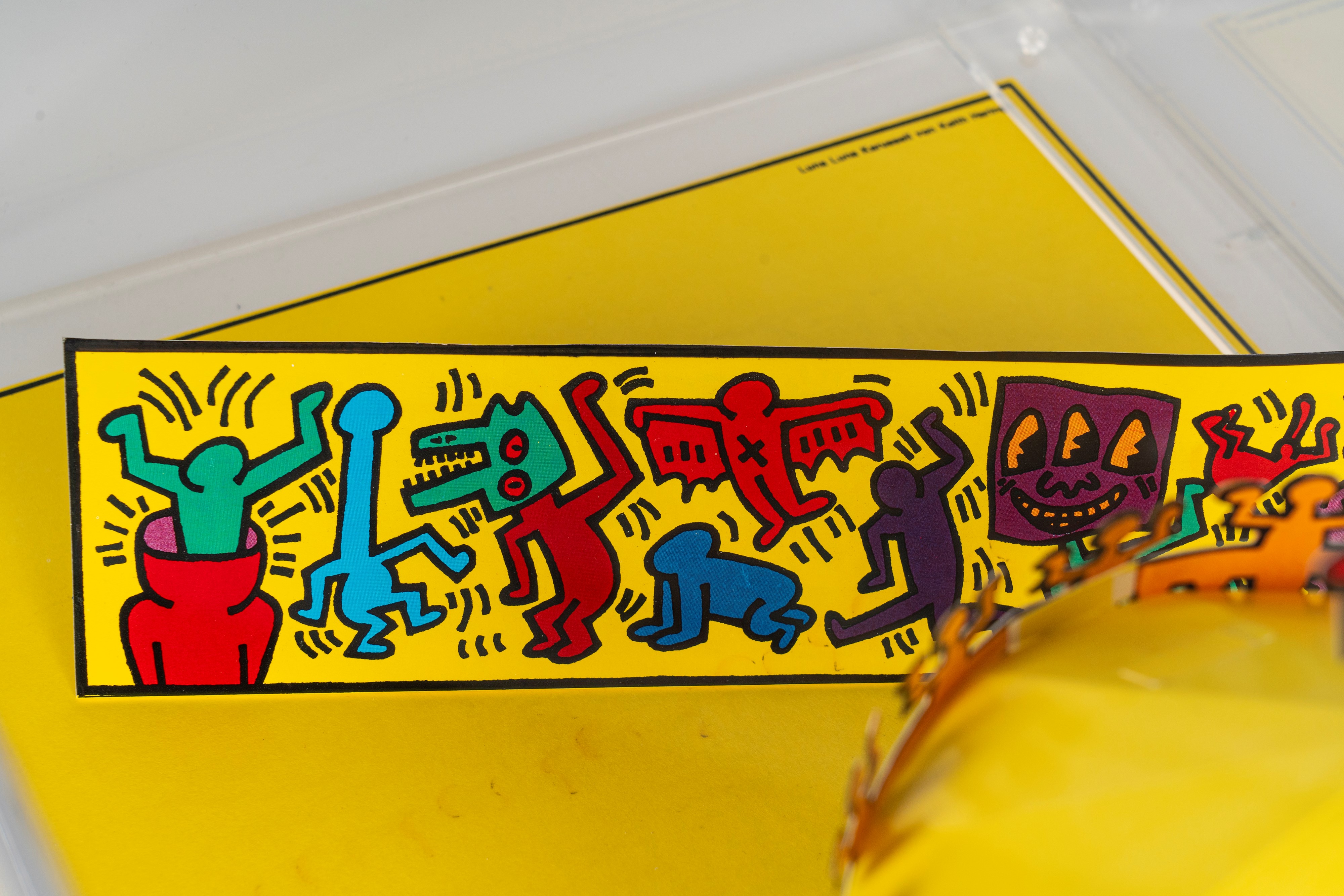 Keith Haring - Luna Luna Karussel: A poetic extravaganza (Pop up 3D), stampa offset a colori sago...