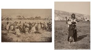 Jack "Black Foot" indian ; "Blackfoot Indian Sun Dance