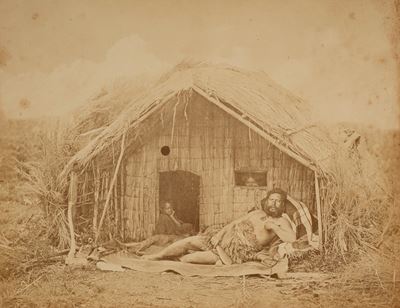 Maori Living House Or Whare