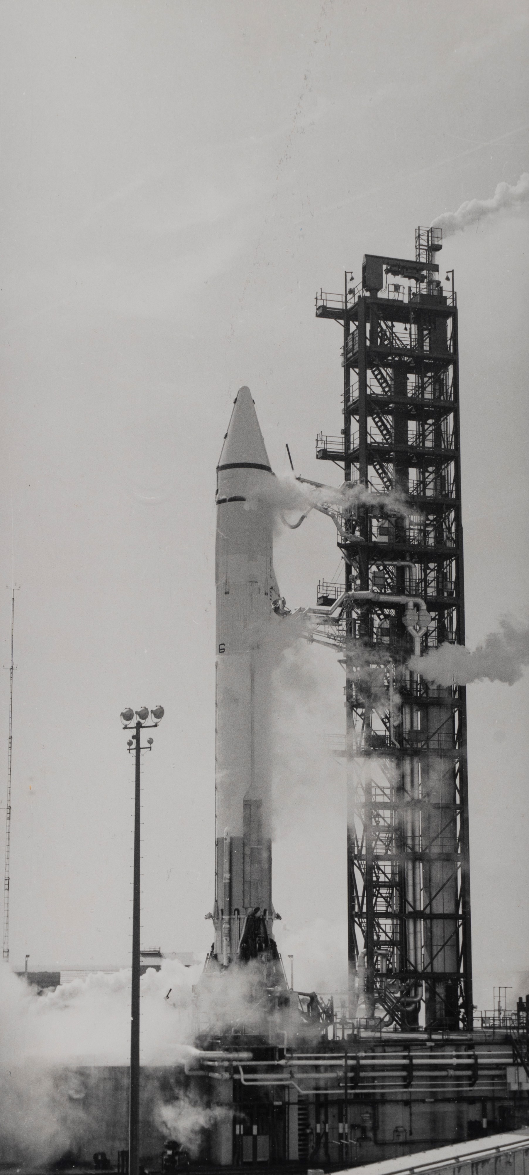 Pre-launch Alert-Ranger "8" ; Gemini VI ; Lift off of Atlas Centaur 6