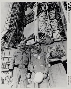 Crew Apollo 10, Thomas A. Stafford, John W. Young and Eugene A. Cernan, Cape Kennedy, Florida