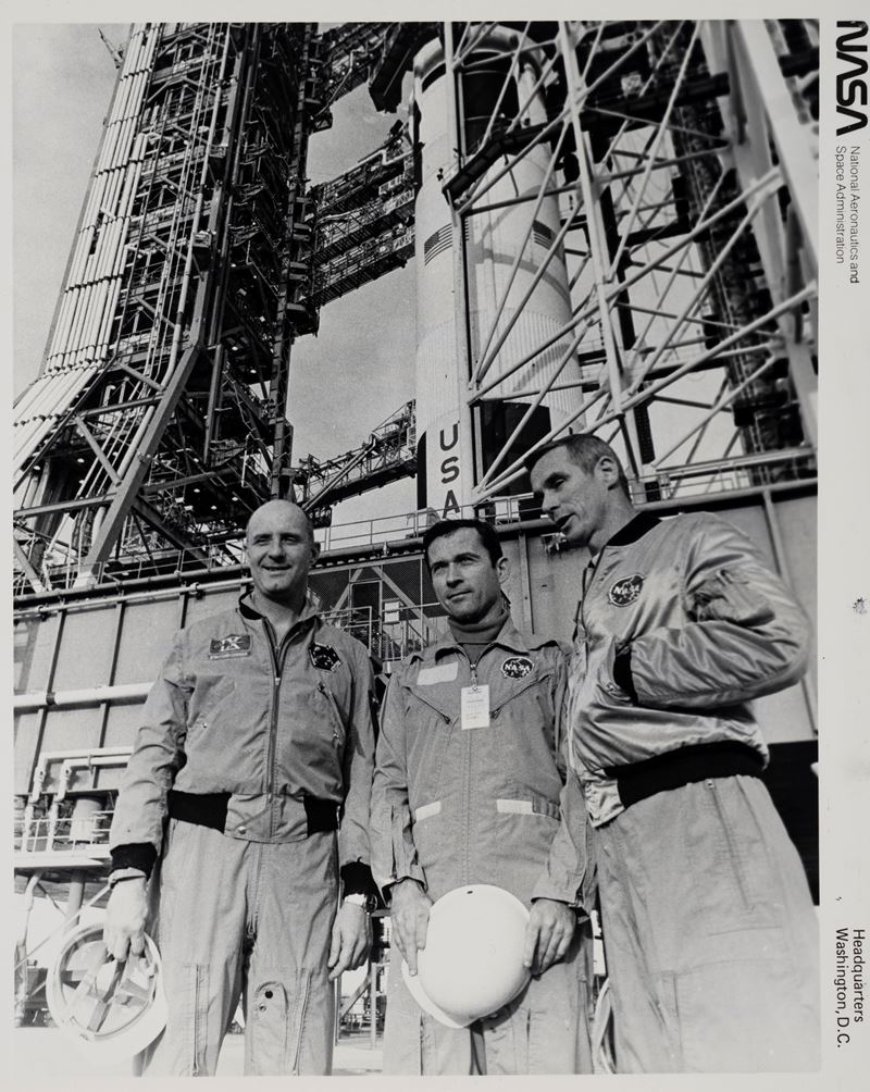 Crew Apollo 10, Thomas A. Stafford, John W. Young and Eugene A. Cernan, Cape Kennedy, Florida