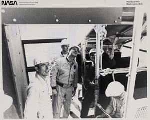 Crew Apollo 10, Thomas A. Stafford, John W. Young and Eugene A. Carnan, Cape Kennedy, Florida