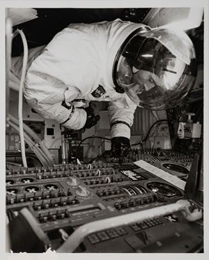 John W. Young, command module simulator excercise, Apollo 10, Cape Kennedy, Florida