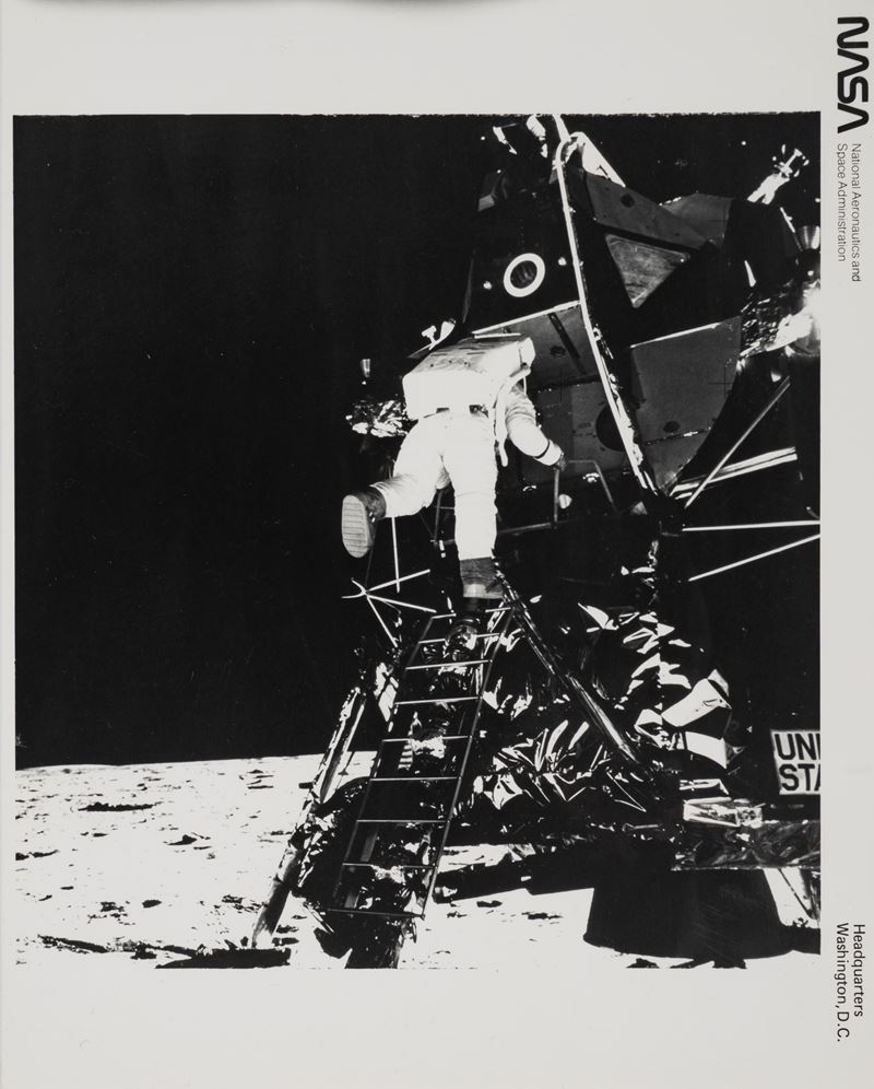 Apollo 11, Astronaut Edwin E. Aldrin Jr. on Lunar Modele