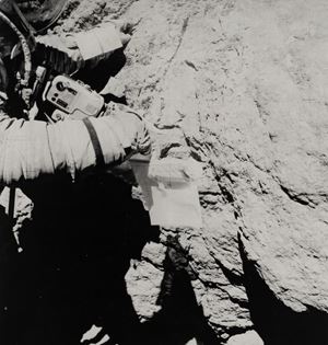 Apollo 16 on moon, Astronaut Charles M. Duke Jr.