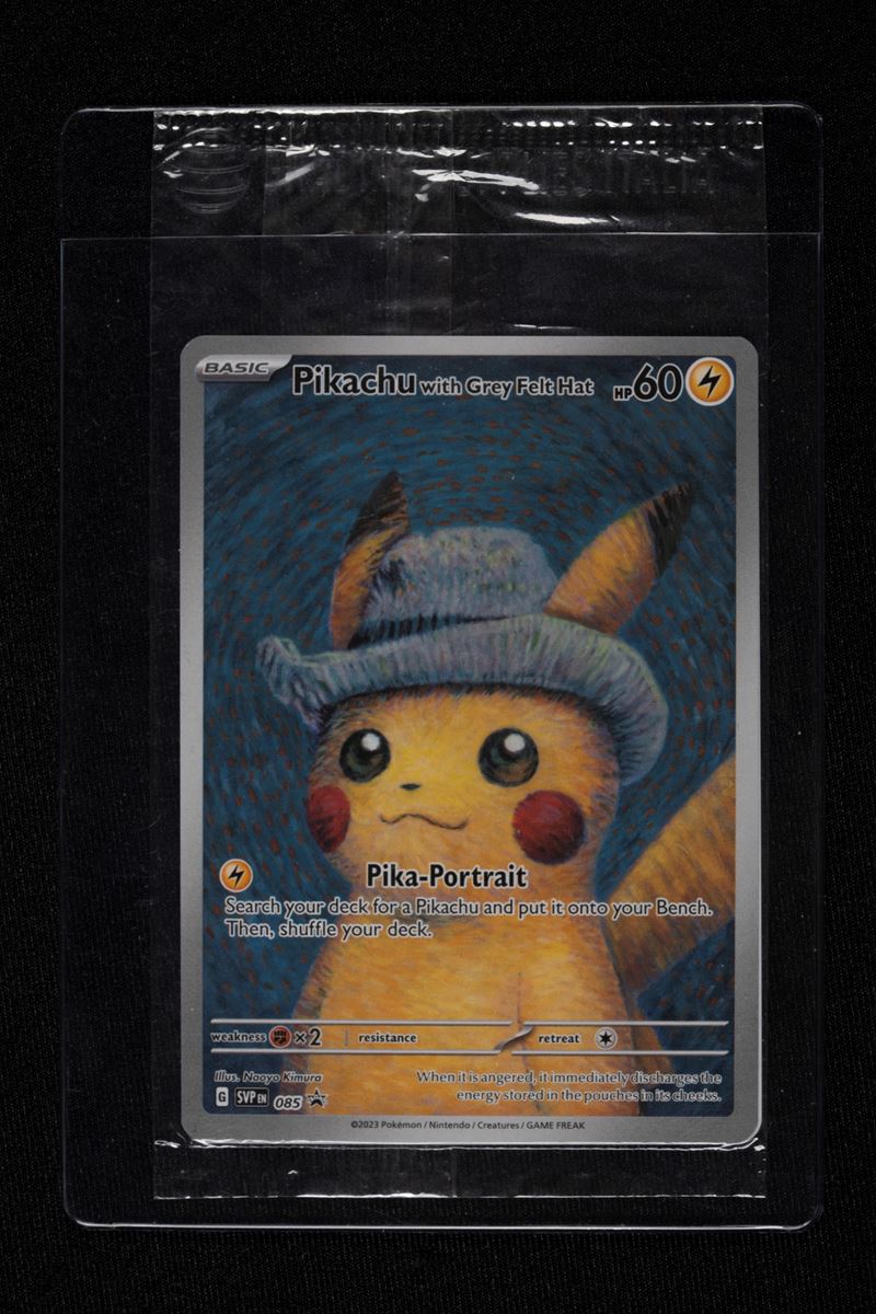 Pikachu with Gray Felt Hat English - Sealed