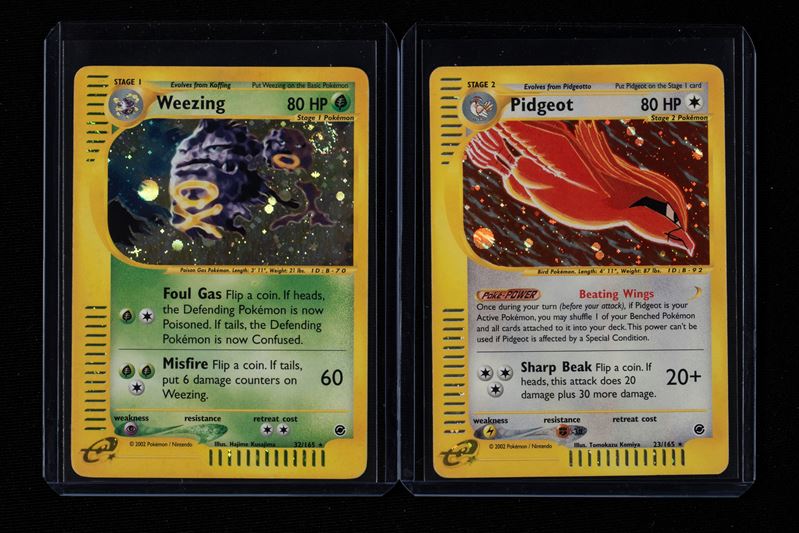 Weezing e Pidgeot Expedition HOLO English - RAW