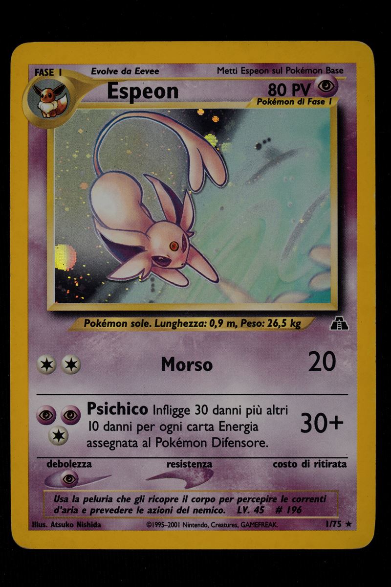 Espeon Neo Discovery Holo Italian - RAW