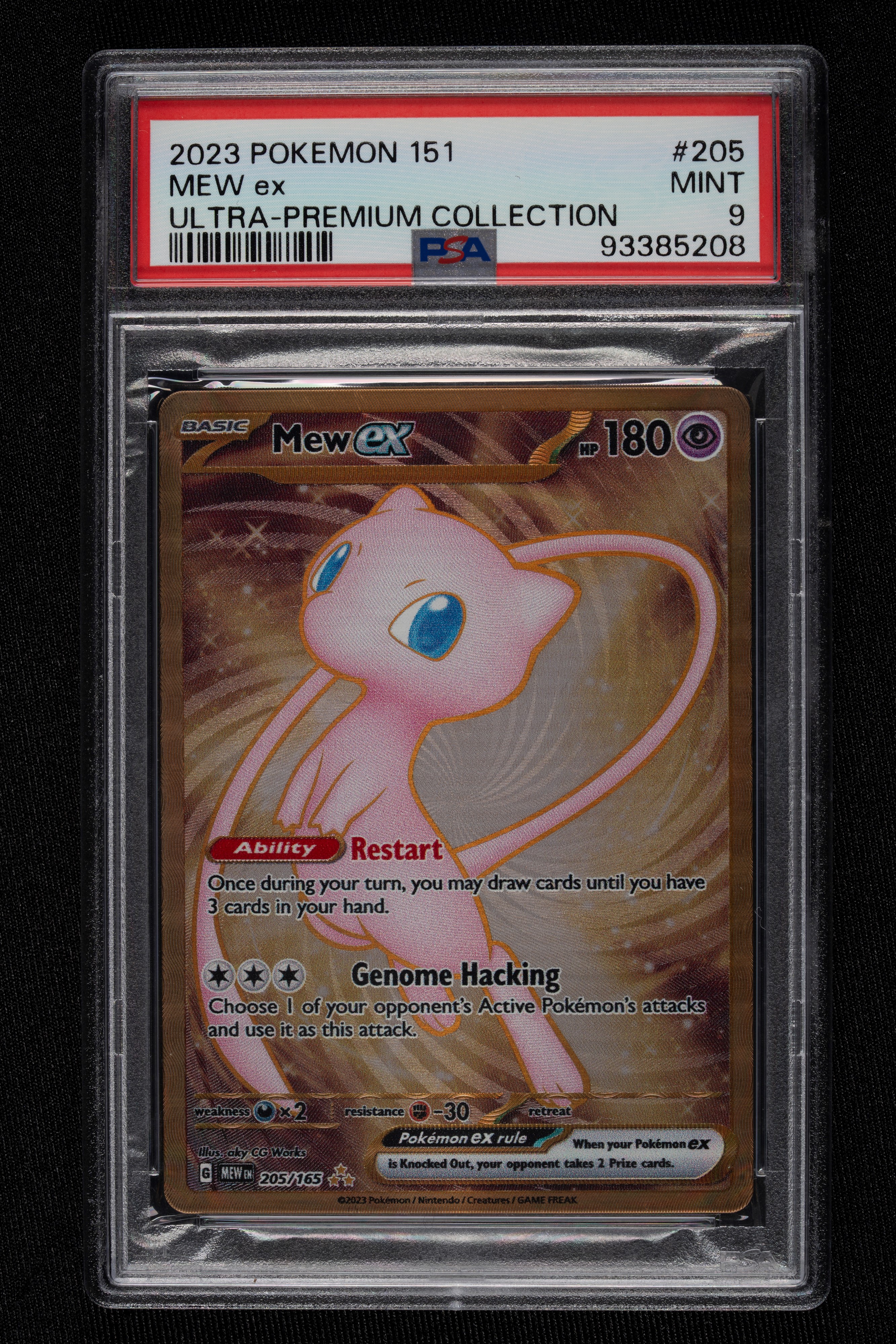 Pokémon - Mew Ex Metal Card 151 Collection English - PSA 9 | Pokémon ...