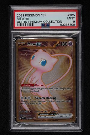 Mew Ex Metal Card 151 Collection English - PSA 9