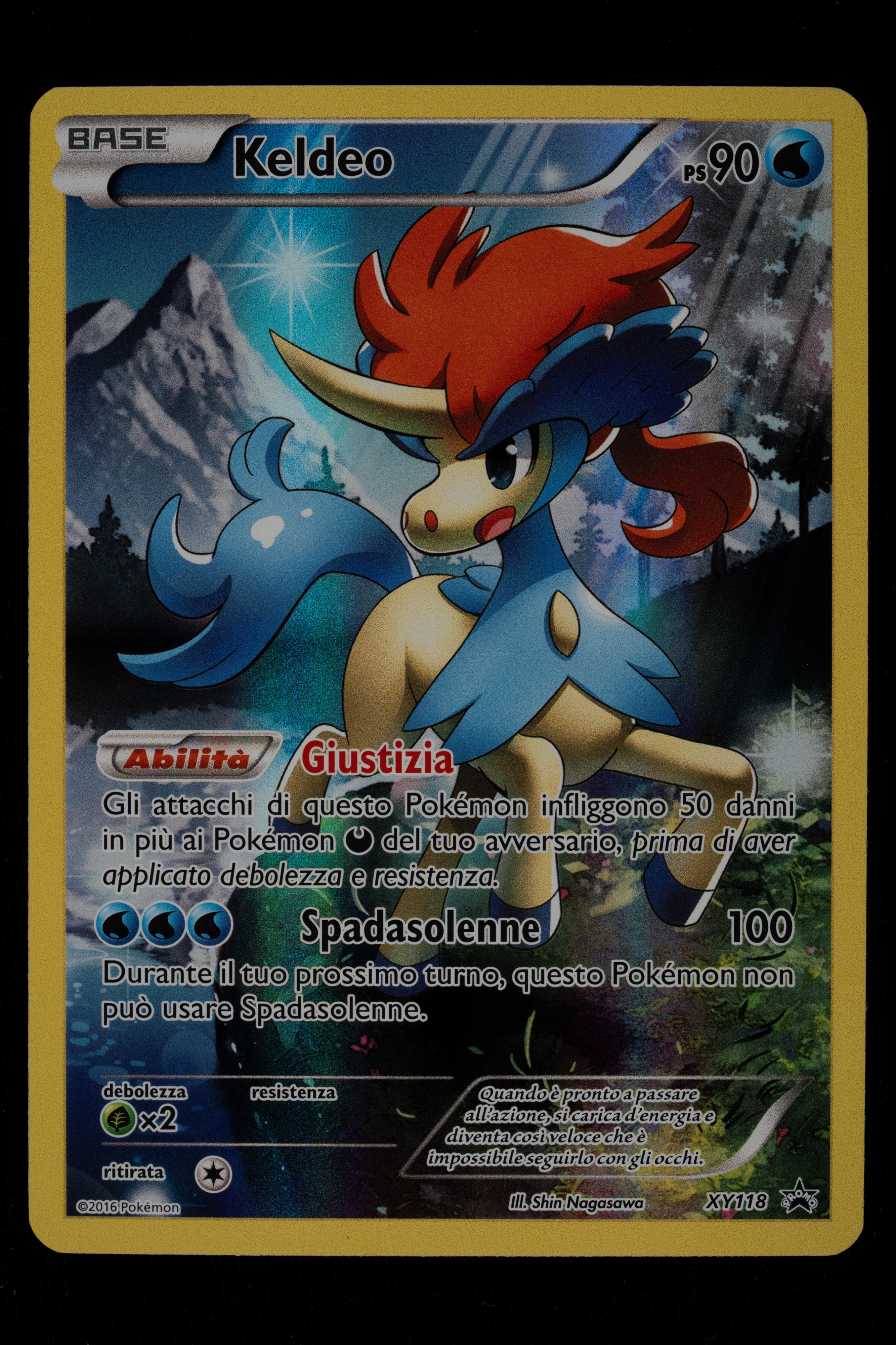 Keldeo e Manaphy Promo XY 20° Anniversario Italian - RAW