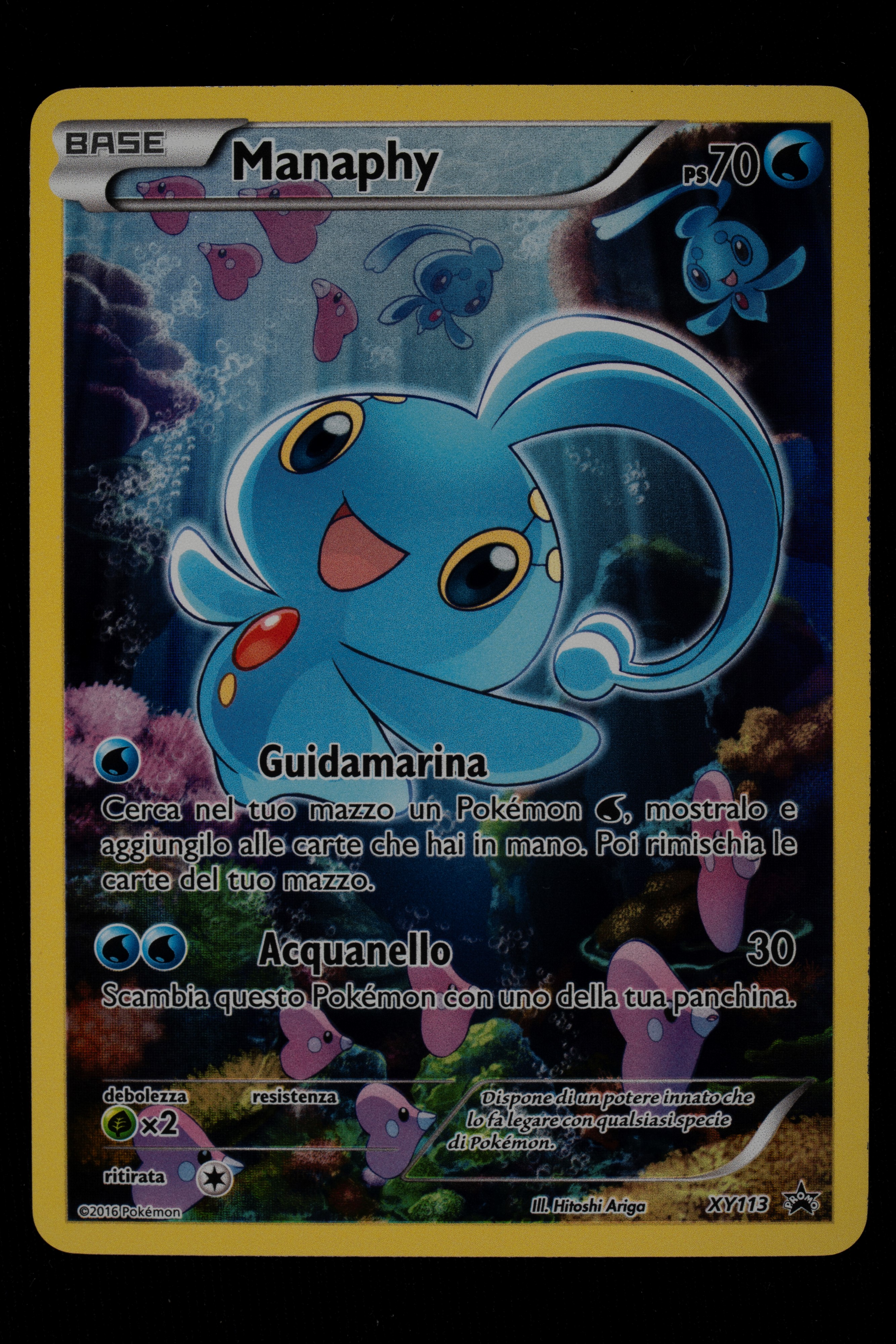 Keldeo e Manaphy Promo XY 20° Anniversario Italian - RAW