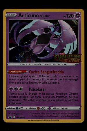 Articuno di Galar STAMPED Promo Italian - RAW