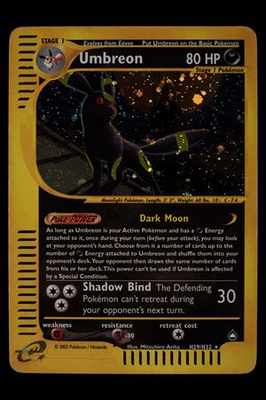 Umbreon Aquapolis Holo English - RAW (GOOD)