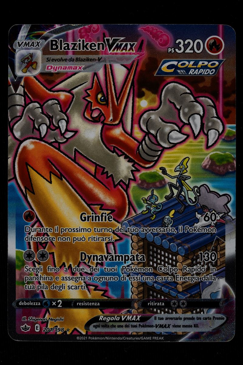 Blaziken V Max Regno Glaciale Italian - RAW (LP)