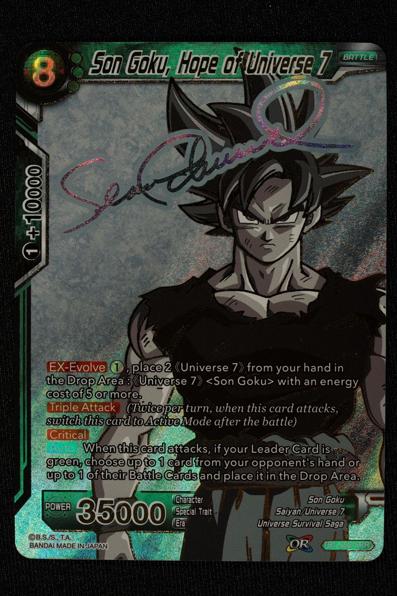 Goku Hope of Universe 7, V.2 Special Rare - RAW ENGLISH (Mint+)