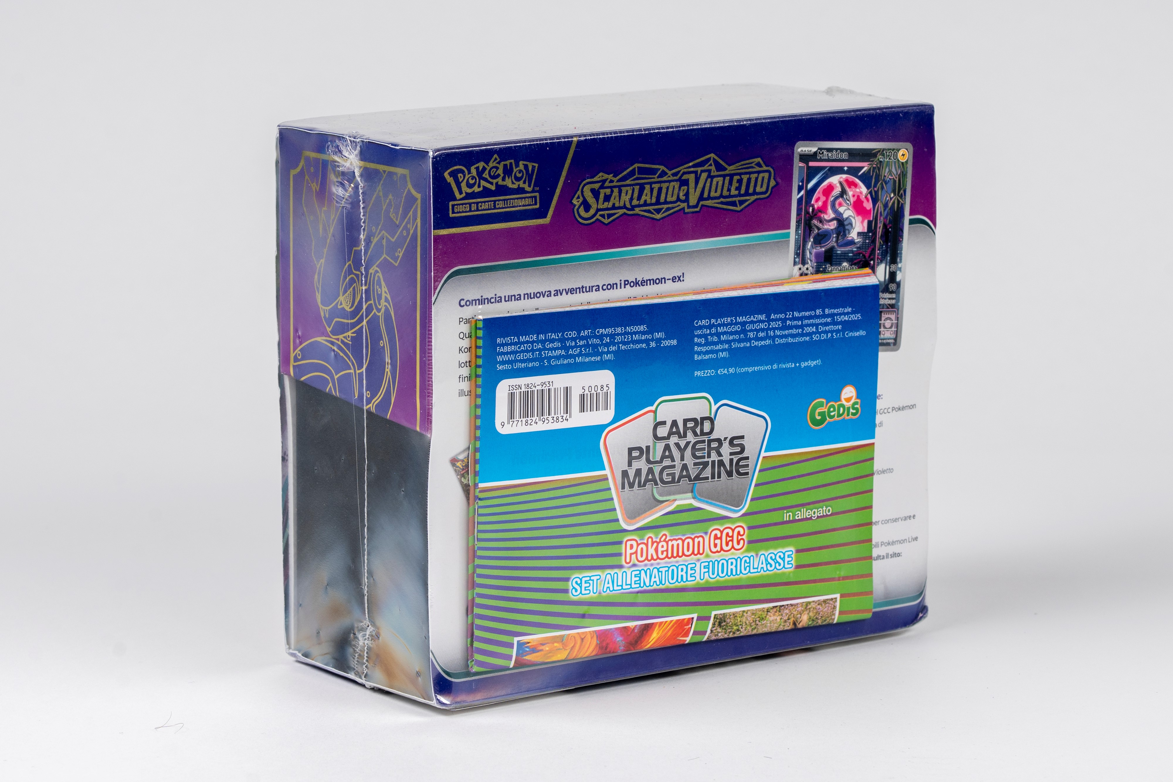 ETB Miraidon Ex Gold rare, Scarlatto e Violetto Italian - Sealed