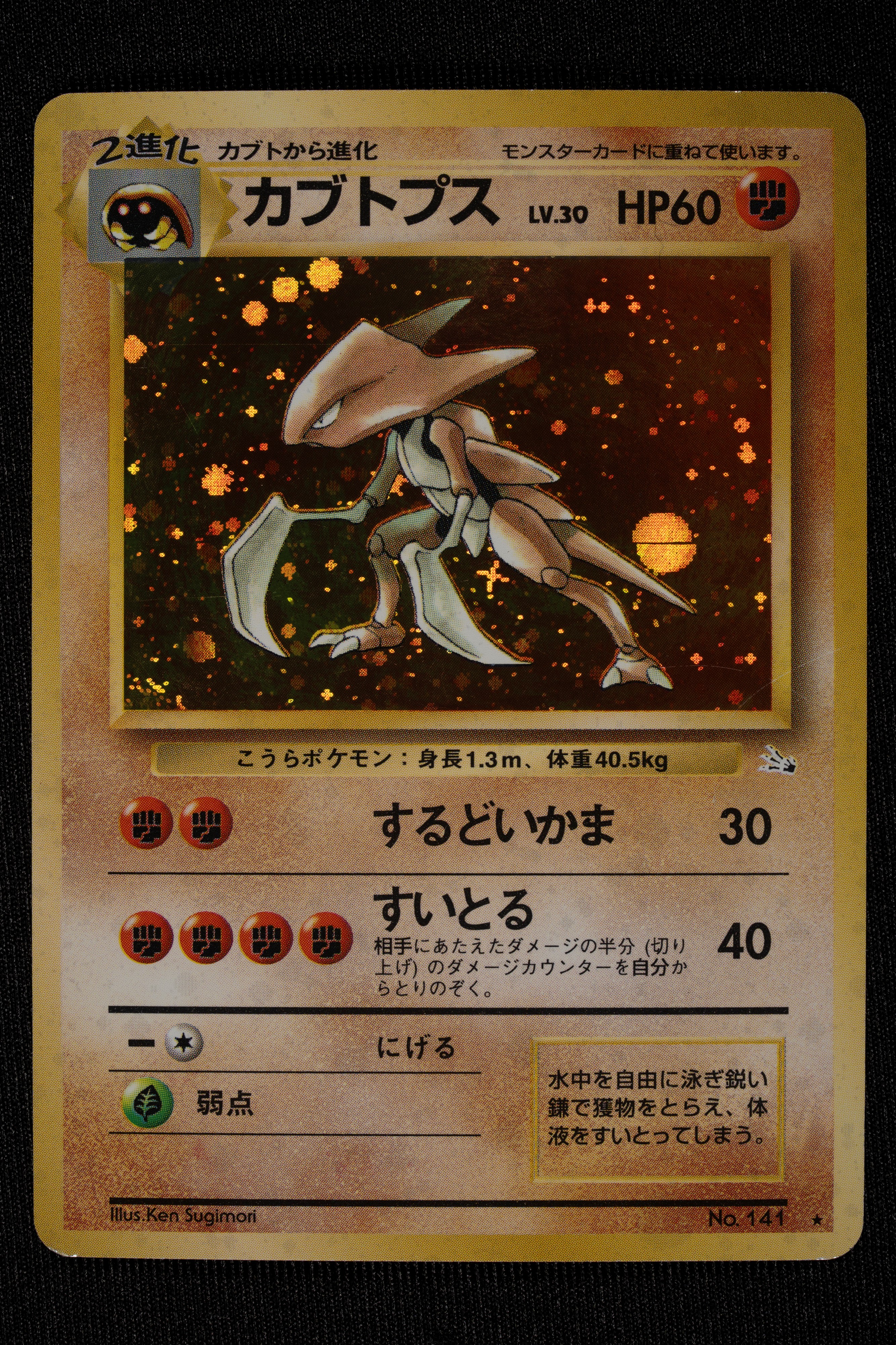 Lotto Fossil Holo Japanese - RAW