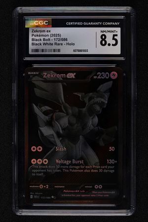 Zekrom EX BLK 172 English - CGC 8.5