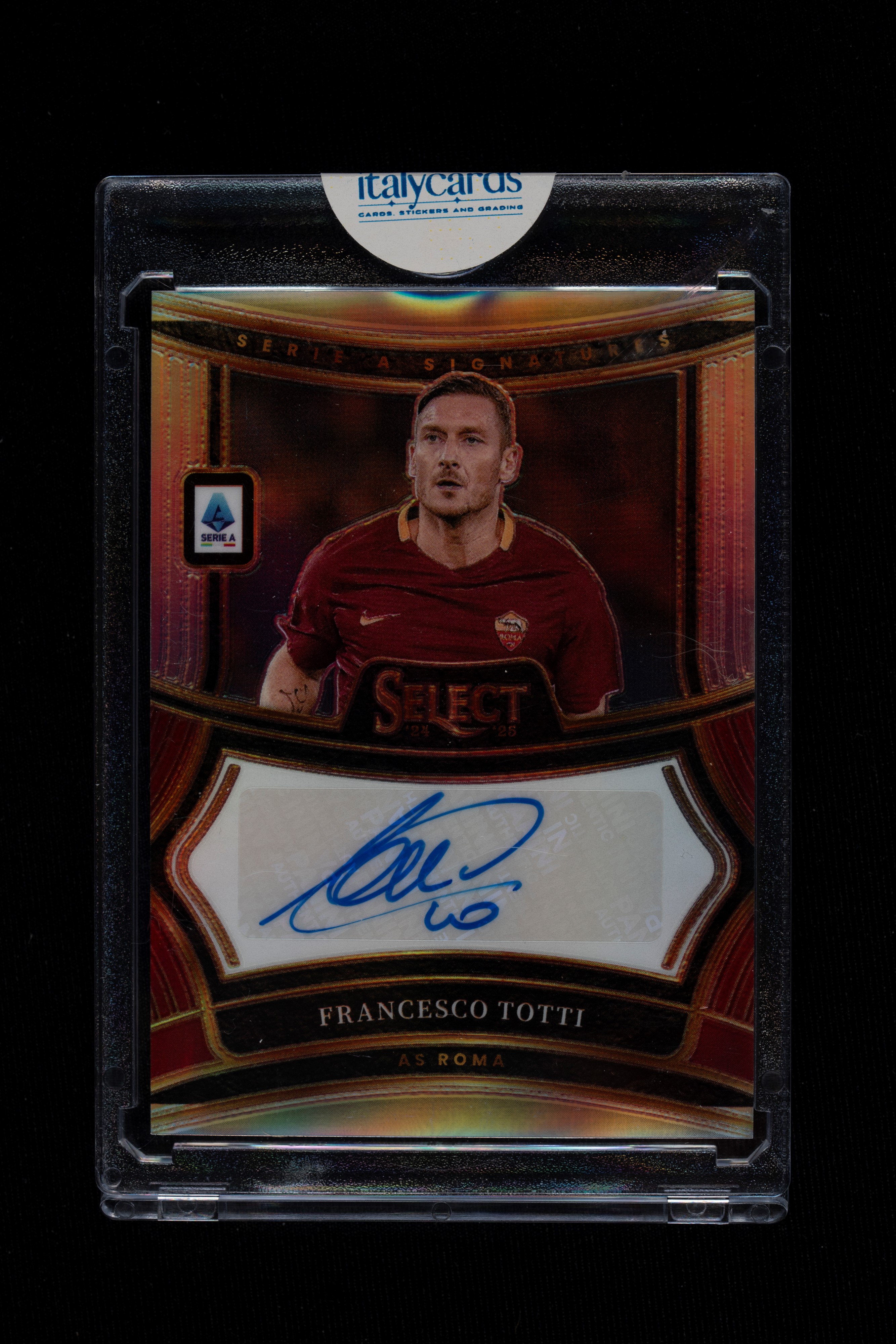 Francesco Totti - Signed Card - Roma - Panini Select Serie A 2024/25 ...