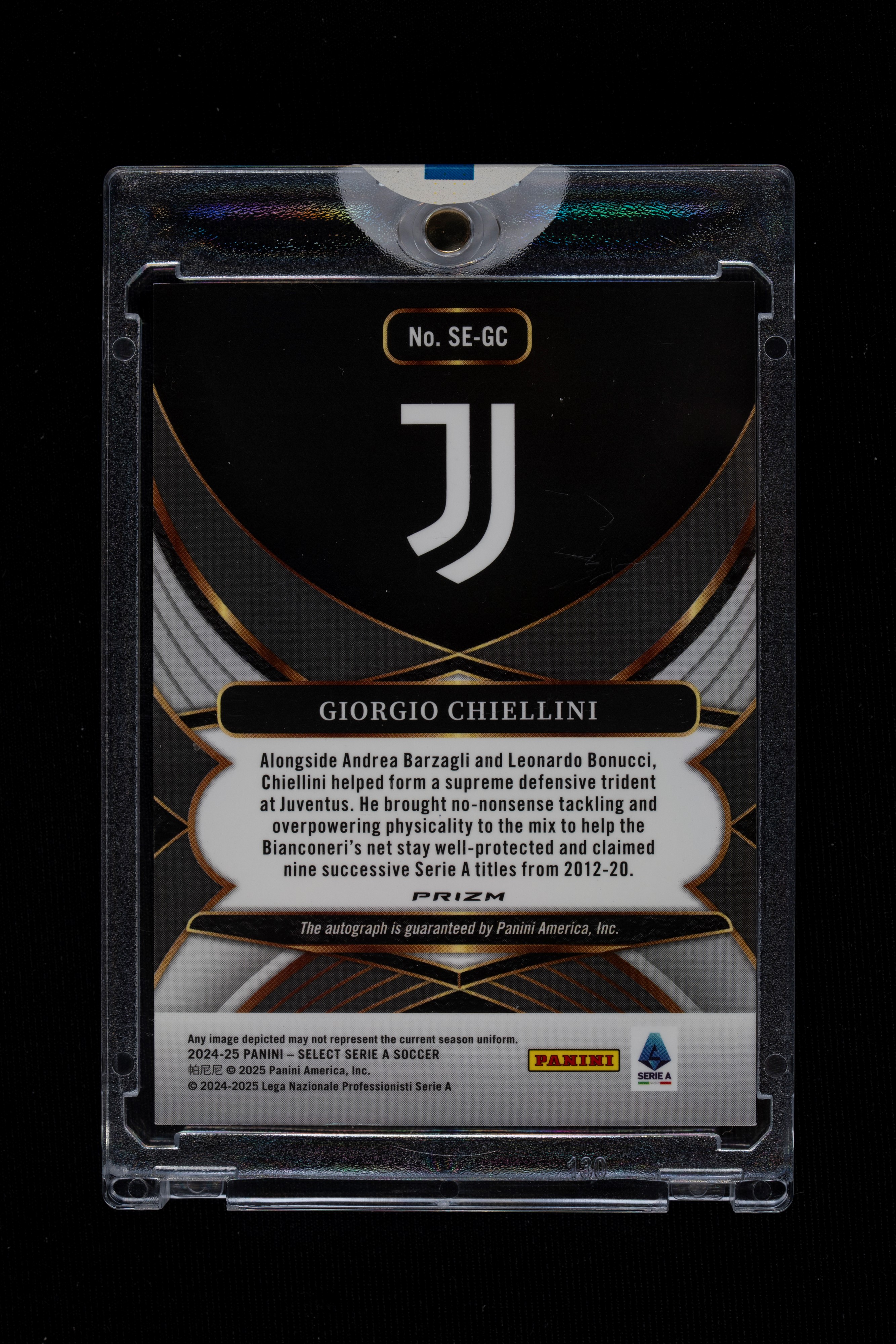Card autografata - Juventus - Panini Select Serie A 2024/25