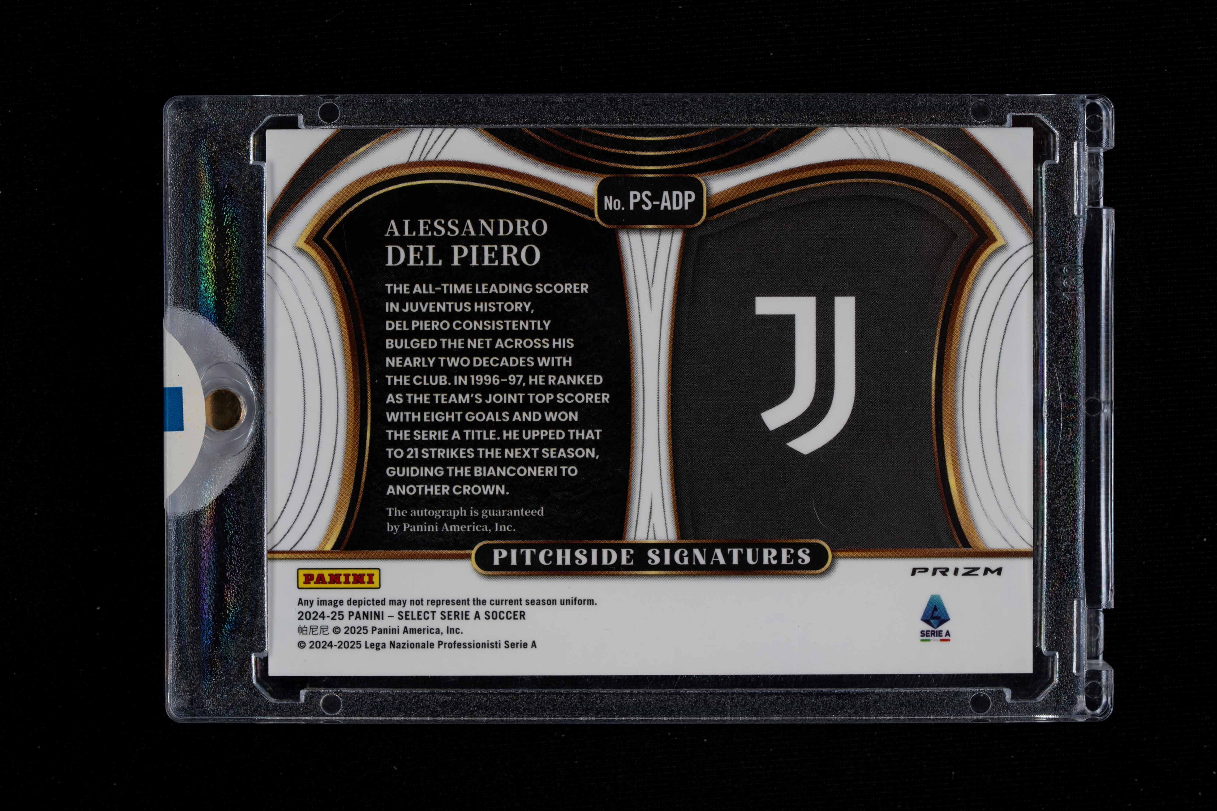 Card autografata - Juventus - Panini Select Serie A 2024/25