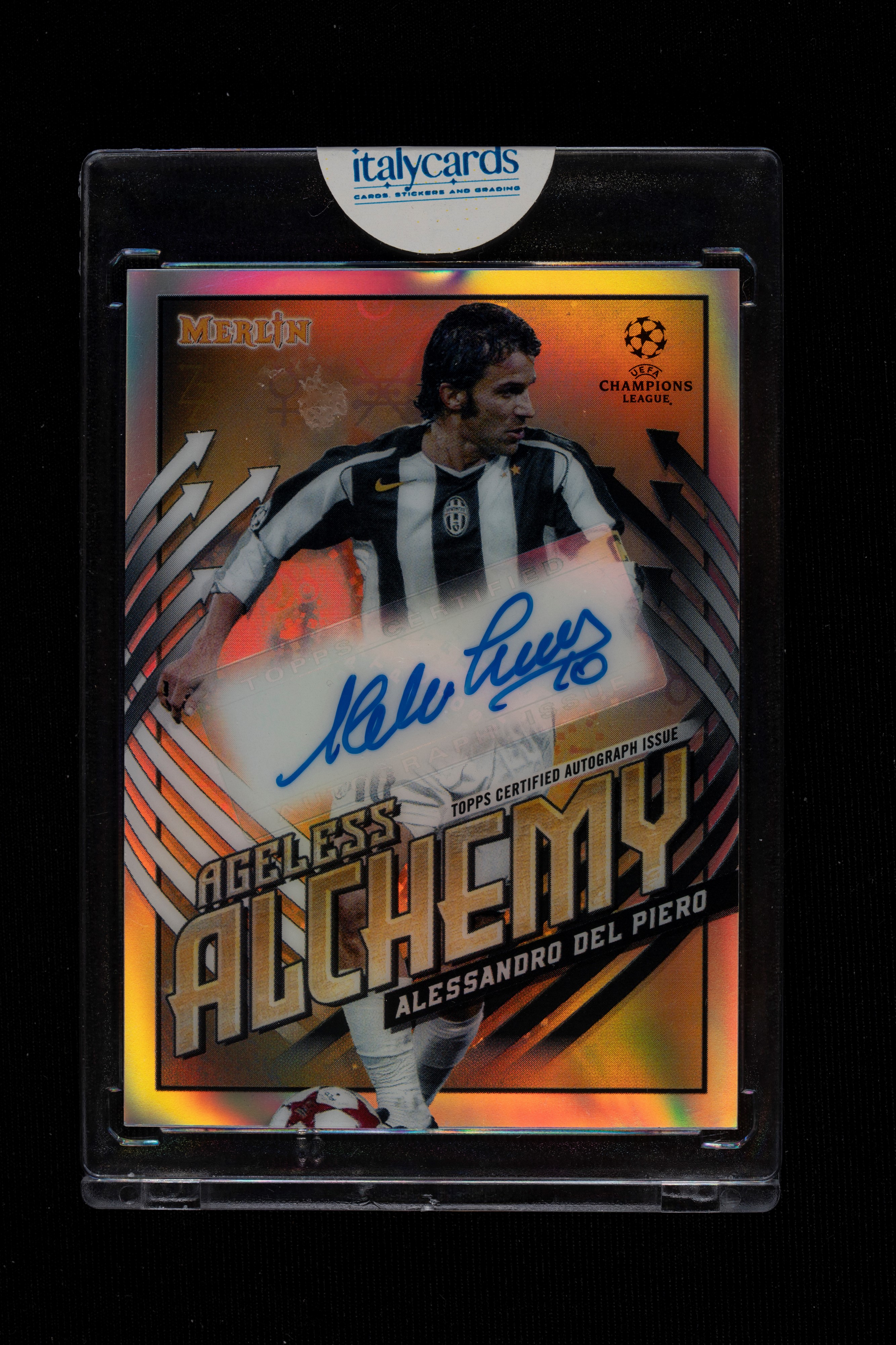 世界50枚！22-23 Topps Merlin DEL PIERO 直筆サイン resizedcrop-