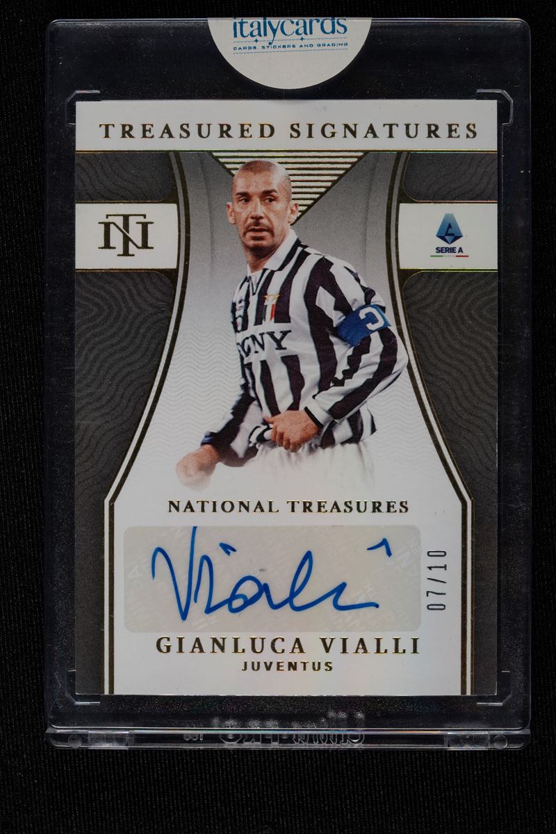 Card autografata - Juventus - Panini Chronicles national Treasures Soccer Serie A 2021/22 - Numer...