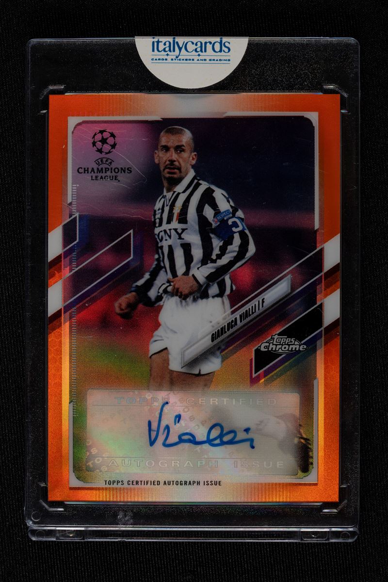 Card autografata - Juventus - Topps Chrome Uefa Champions League 2020/21 - Numerata su 25